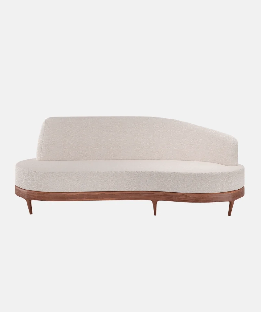 luxury sofa sur le bois
